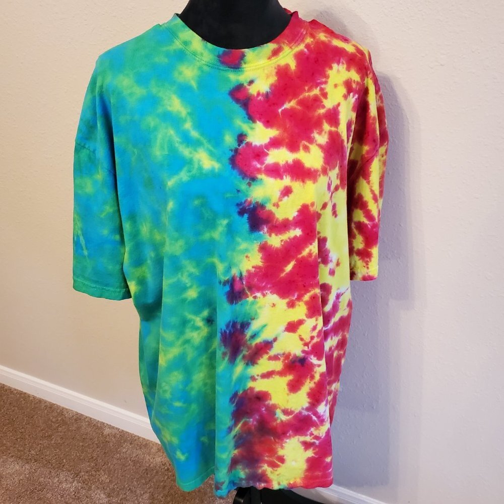 Comfort colors Tie Dye boho style T-shirt 100% cotton Size 2X. - Picture 4 of 10